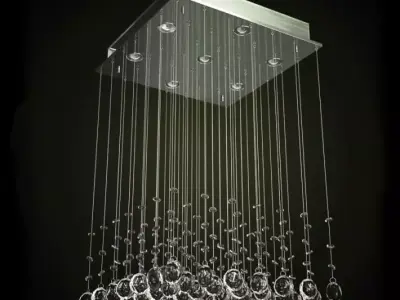 Modern Metal Light 3D model