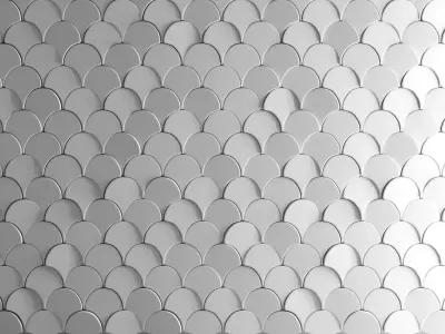 Deko Wall Scale Tile 3D model