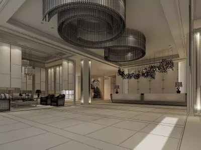 Reception 2 3D model