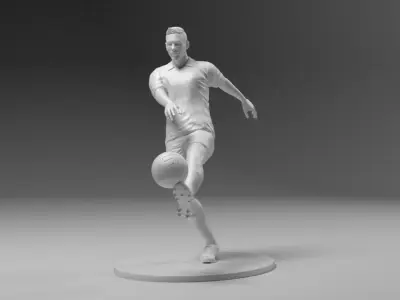 Footballer 03 Footstrike 08 Stl 3D print model