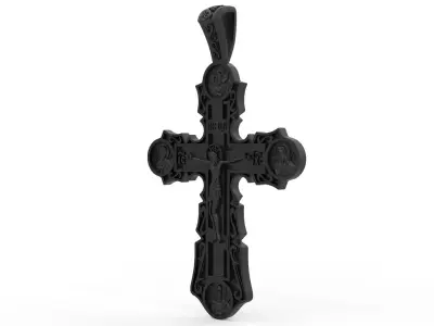 Jesus Cross 02 3D print model