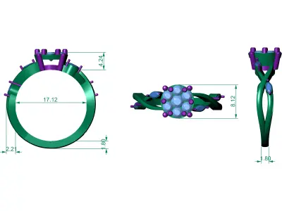 RING 002 3D print model
