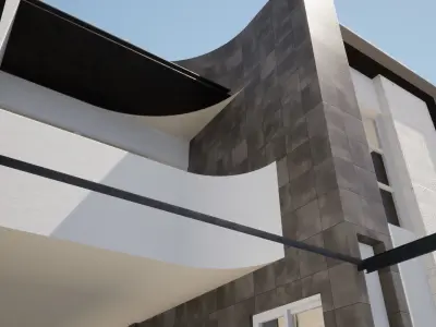 Modern House Mod Peninsula Casa Moderna 3D model