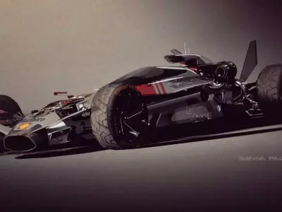 Senna Rally Fighter V12 Low-poly 3D model