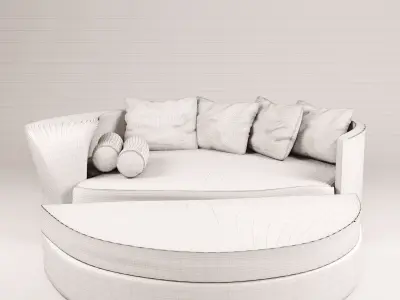 Outdoor Wooden Chair Free Free 3D model