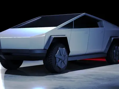 Tesla Cybertruck Model 3D model purchase