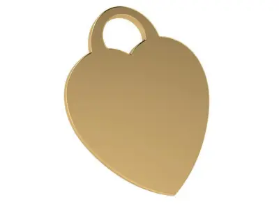 Heart Pendant 4218 3D print model