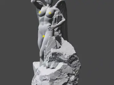creation of woman 3D print model
