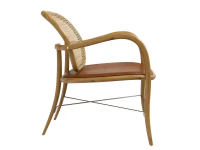 Lana lounge Outdoor chair Artefacto 3D model