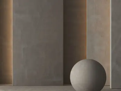 2 Aged Concrete Material 8K-Seamless - Tileable-No 55 3D model