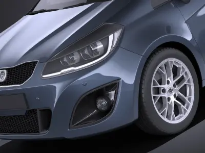 Generic Hatchback 2016 VRAY 3D model