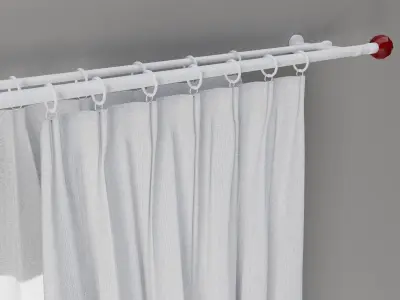 Curtains 02 collection 6 3D model