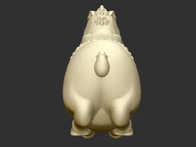 horse statue of 3D print model