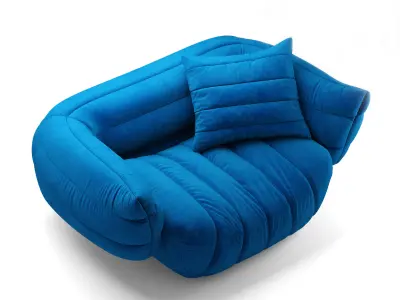 Baxter armchair Tactile 3D model