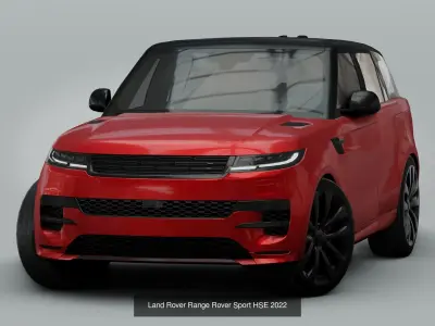 COLLECTION 10 SUV CARS   3D Model Pack