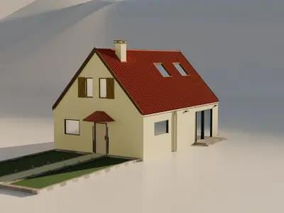 French House 3D model
