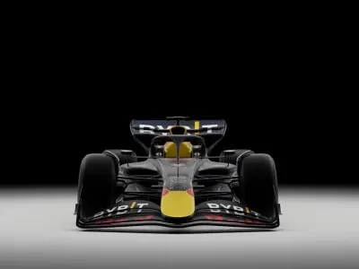 Red Bull Formula 1 RB18 Low-poly 3D model