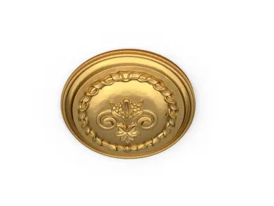 Classic carved decor ornament 513 3D print model