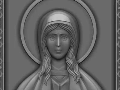Saint Glaphyra of Amasia 3D model