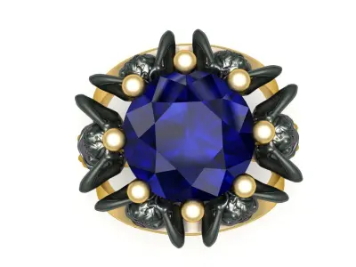 Mens Ring Jewelry 3D print model