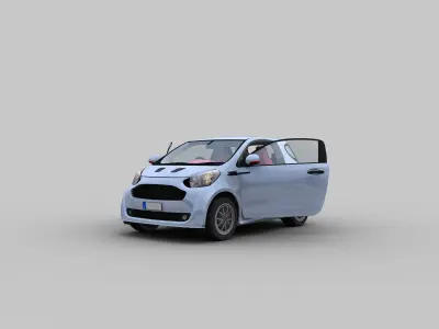 Aston Martin Cygnet Low-poly 3D model