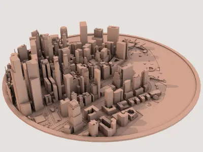 New York City United States 3D print model