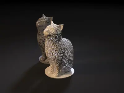Cat decor 3D print model