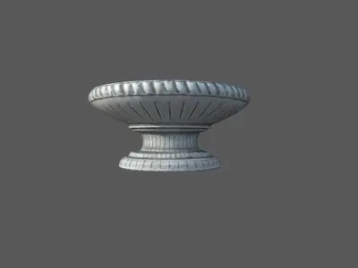 Roman Vase 2 Low-poly 3D model
