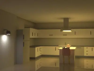 Kitchen 3D model purchase