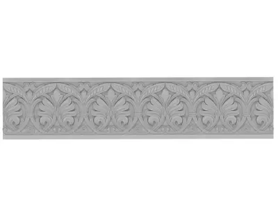Carved decor 8 3D model