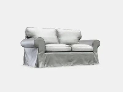 EKTORP 2-seat sofa Low-poly 3D model