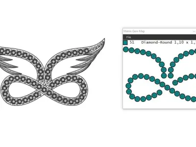 Infinity Butterfly Free 3D print model