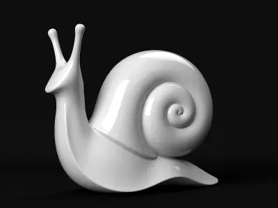 Snail 3D print model