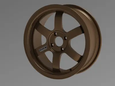 RAYS Volk TE37 3D print model