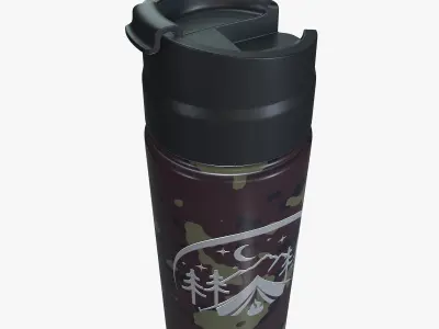 Water bottle 3D model