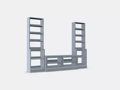 HAVSTA TV storage combination Low-poly 3D model