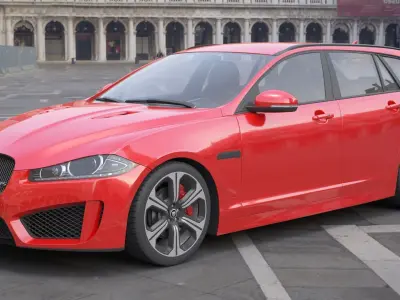 Jaguar XF 2014 3D model