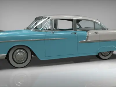 Chevy belair sedan 1955 3D model