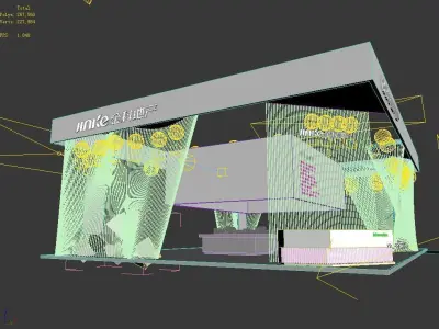 Exhibition - Area - 16X12-3DMAX2010-010 3D model