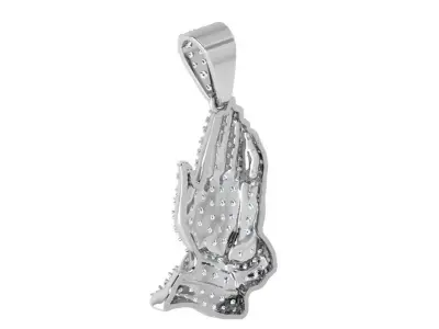 Pray Diamond Pendant 4049 3D print model