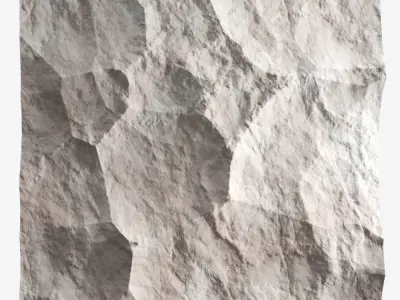 190-RockPanel piece of rock 3D model