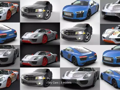 My Cars 3D Model Pack