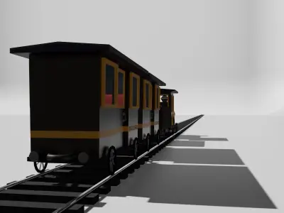 Train Free 3D model