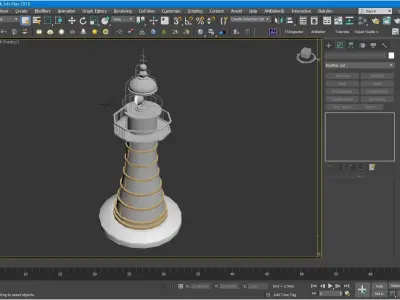Old Lighthouse Free 3D model