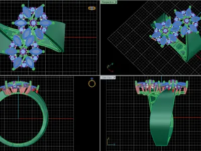 jewelry ring 215 3D print model