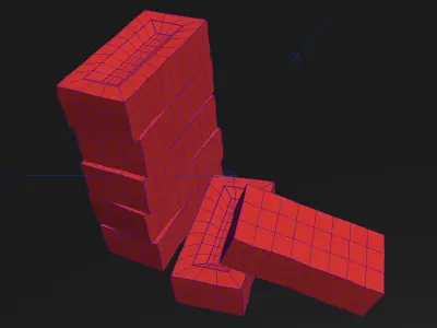 Brick Stack 2 3D model