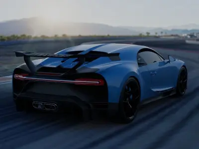 bugatti chiron Pur sport 3D model