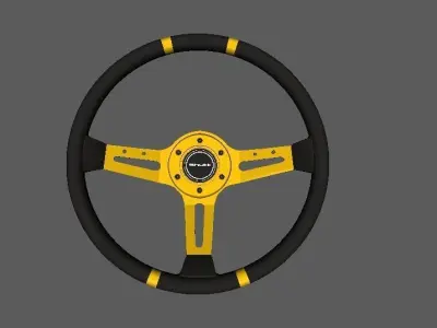 Volante Esportivo  Low-poly 3D model