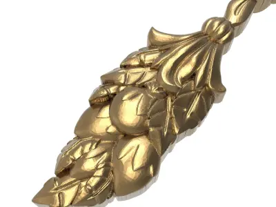 decorative pattern ready for 3D printing 3D model
