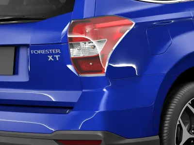 Subaru - Forester 2014 3D model